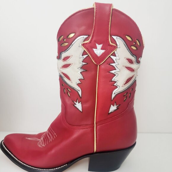 Fraulein Boot Company Thunderbird Cowboy Boots 9 - Picture 8 of 12